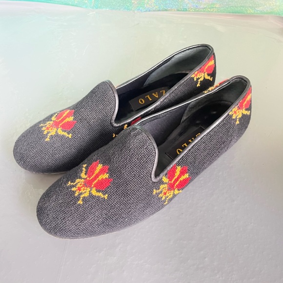 Zalo Shoes Zalo Vintage Needlepoint Loafers Fly 75 Poshmark